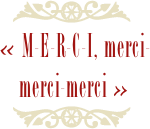 ￼
« M-E-R-C-I, merci-merci-merci»
￼